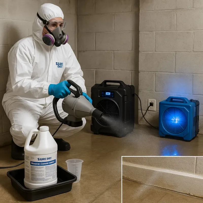 Sanitization and Odor Removal process in Brookston, IN